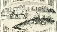 An illustration from The Bewick collector. A descriptive catalogue of the works of Thomas and John Bewick; including cuts, in various states, for books and pamphlets, private gentlemen, public companies, exhibitions, races, newspapers, shop cards, invoice heads, bar bills, coal certificates, broadsides, and other miscellaneous purposes, and wood blocks. With an appendix of portraits, autographs, works of pupils, &c. &c. The whole described from the originals contained in the largest and most perfect collection ever formed, and illustrated with a hundred and twelve cuts (1866)