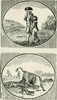 An illustration from The Bewick collector. A descriptive catalogue of the works of Thomas and John Bewick; including cuts, in various states, for books and pamphlets, private gentlemen, public companies, exhibitions, races, newspapers, shop cards, invoice heads, bar bills, coal certificates, broadsides, and other miscellaneous purposes, and wood blocks. With an appendix of portraits, autographs, works of pupils, &c. &c. The whole described from the originals contained in the largest and most perfect collection ever formed, and illustrated with a hundred and twelve cuts (1866)