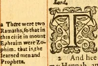 An illustration from The Bible : that is the Holy Scriptures conteined in the Old and New Testament ; translated according to the Ebrew and Greeke, and conferred with the best translations in divers languages .. (1615)