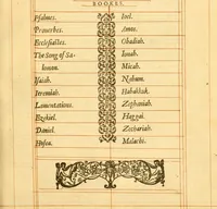 An illustration from The Bible : that is the Holy Scriptures conteined in the Old and New Testament ; translated according to the Ebrew and Greeke, and conferred with the best translations in divers languages .. (1615)