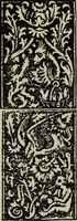 Picture 137 of 179 from Biblia pauperum, conteynynge thirty and eight wodecuttes illustrating the liif, parablis, and miraclis offe oure blessid Lord & Saviour Jhesus Crist, with the proper descrypciouns therof extracted fro the originall texte offe Iohn Wiclif.. (1885), leaf 129