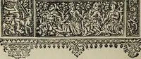 Picture 155 of 179 from Biblia pauperum, conteynynge thirty and eight wodecuttes illustrating the liif, parablis, and miraclis offe oure blessid Lord & Saviour Jhesus Crist, with the proper descrypciouns therof extracted fro the originall texte offe Iohn Wiclif.. (1885), leaf 145
