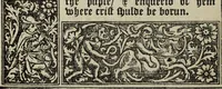 Picture 10 of 179 from Biblia pauperum, conteynynge thirty and eight wodecuttes illustrating the liif, parablis, and miraclis offe oure blessid Lord & Saviour Jhesus Crist, with the proper descrypciouns therof extracted fro the originall texte offe Iohn Wiclif.. (1885), leaf 17