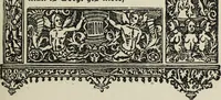 An illustration from Biblia pauperum, conteynynge thirty and eight wodecuttes illustrating the liif, parablis, and miraclis offe oure blessid Lord & Saviour Jhesus Crist, with the proper descrypciouns therof extracted fro the originall texte offe Iohn Wiclif.. (1885)