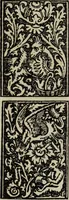 Picture 75 of 179 from Biblia pauperum, conteynynge thirty and eight wodecuttes illustrating the liif, parablis, and miraclis offe oure blessid Lord & Saviour Jhesus Crist, with the proper descrypciouns therof extracted fro the originall texte offe Iohn Wiclif.. (1885), leaf 73