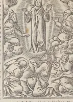 An illustration from Biblia pictvris illvstrata : breves in eadem annotationes, ex doctiss. interpretationibus, & Hebraeorum commentariis : interpretatio nominum Hebraicorum : index epistolarum & euangeliorum totius anni. (1540)