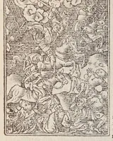 An illustration from Biblia pictvris illvstrata : breves in eadem annotationes, ex doctiss. interpretationibus, & Hebraeorum commentariis : interpretatio nominum Hebraicorum : index epistolarum & euangeliorum totius anni. (1540)