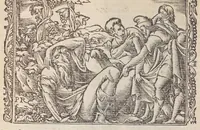 Picture 2 of 68 from Biblia pictvris illvstrata : breves in eadem annotationes, ex doctiss. interpretationibus, & Hebraeorum commentariis : interpretatio nominum Hebraicorum : index epistolarum & euangeliorum totius anni. (1540), leaf 30