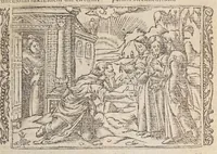 Picture 3 of 68 from Biblia pictvris illvstrata : breves in eadem annotationes, ex doctiss. interpretationibus, & Hebraeorum commentariis : interpretatio nominum Hebraicorum : index epistolarum & euangeliorum totius anni. (1540), leaf 37