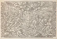 Picture 25 of 68 from Biblia pictvris illvstrata : breves in eadem annotationes, ex doctiss. interpretationibus, & Hebraeorum commentariis : interpretatio nominum Hebraicorum : index epistolarum & euangeliorum totius anni. (1540), leaf 434