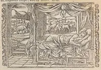 An illustration from Biblia pictvris illvstrata : breves in eadem annotationes, ex doctiss. interpretationibus, & Hebraeorum commentariis : interpretatio nominum Hebraicorum : index epistolarum & euangeliorum totius anni. (1540)