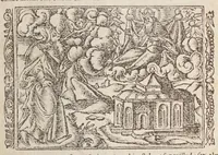 An illustration from Biblia pictvris illvstrata : breves in eadem annotationes, ex doctiss. interpretationibus, & Hebraeorum commentariis : interpretatio nominum Hebraicorum : index epistolarum & euangeliorum totius anni. (1540)