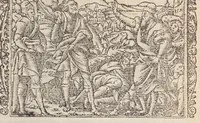 Picture 8 of 68 from Biblia pictvris illvstrata : breves in eadem annotationes, ex doctiss. interpretationibus, & Hebraeorum commentariis : interpretatio nominum Hebraicorum : index epistolarum & euangeliorum totius anni. (1540), leaf 81