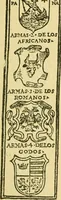 An illustration from Bibliografía de la lengua valenciana : o sea catálogo razonado por orden alfabético de autores de los libros, folletos, obras dramáticas, periódicos, coloquios, coplas, chistes, discursos, romances, alocuciones, cantares, gozes, etc., que escritos en lengua valenciana y bilingüe, han visto la luz pública desde el establecimiento de la imprenta en España hasta nuestros días (1915)