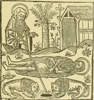 An illustration from Bibliografía de la lengua valenciana : o sea catálogo razonado por orden alfabético de autores de los libros, folletos, obras dramáticas, periódicos, coloquios, coplas, chistes, discursos, romances, alocuciones, cantares, gozes, etc., que escritos en lengua valenciana y bilingüe, han visto la luz pública desde el establecimiento de la imprenta en España hasta nuestros días (1915)