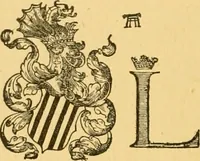 An illustration from Bibliografía de la lengua valenciana : o sea catálogo razonado por orden alfabético de autores de los libros, folletos, obras dramáticas, periódicos, coloquios, coplas, chistes, discursos, romances, alocuciones, cantares, gozes, etc., que escritos en lengua valenciana y bilingüe, han visto la luz pública desde el establecimiento de la imprenta en España hasta nuestros días (1915)