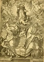An illustration from Bibliografía de la lengua valenciana : o sea catálogo razonado por orden alfabético de autores de los libros, folletos, obras dramáticas, periódicos, coloquios, coplas, chistes, discursos, romances, alocuciones, cantares, gozes, etc., que escritos en lengua valenciana y bilingüe, han visto la luz pública desde el establecimiento de la imprenta en España hasta nuestros días (1915)