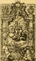 An illustration from Bibliografía de la lengua valenciana : o sea catálogo razonado por orden alfabético de autores de los libros, folletos, obras dramáticas, periódicos, coloquios, coplas, chistes, discursos, romances, alocuciones, cantares, gozes, etc., que escritos en lengua valenciana y bilingüe, han visto la luz pública desde el establecimiento de la imprenta en España hasta nuestros días (1915)