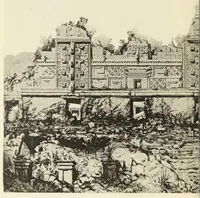 An illustration from Bibliographic notes on Uxmal, Yucatan (1921)