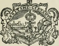 An illustration from Bibliographie gantoise. Recherches sur la vie et les travaux des imprimeurs de Gand (1483-1850) (1858)