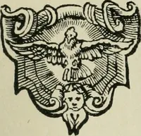 An illustration from Bibliographie gantoise. Recherches sur la vie et les travaux des imprimeurs de Gand (1483-1850) (1858)