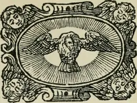 An illustration from Bibliographie gantoise. Recherches sur la vie et les travaux des imprimeurs de Gand (1483-1850) (1858)