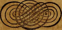 An illustration from Bibliotheca acroamatica, theologica, juridica, medica, philosophica, historica & philologica : comprehendens recensionem specialem omnium codicum msctorum ... Augustissimae Bibliothecae Caesareae Vindobonensis, olim a duumviris cl. Petro Lambecio et Daniele Nesselio congesta : nunc autem ... redacta ... à Jacobo Friderico Reimmanno ... nec non index triplex copiosissimus .. (1712)