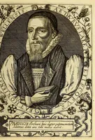 An illustration from Bibliotheca, chalcographica illustrium virtute atque eruditione in tota Europa, clarissimorum virorum theologorum, jurisconsultorum, medicorum, historicorum, geographorum, politicorum, philosophorum, poetarum, musicorum, aliorumque. (1650)