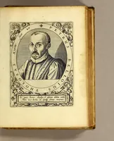 An illustration from Bibliotheca, chalcographica illustrium virtute atque eruditione in tota Europa, clarissimorum virorum theologorum, jurisconsultorum, medicorum, historicorum, geographorum, politicorum, philosophorum, poetarum, musicorum, aliorumque. (1650)