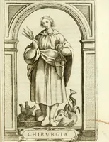 An illustration from Bibliothecae Alexandrinae icones symbolicae p. d. Christofori Giardae ... elogiis illustratae (1626)