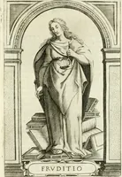 Picture 48 of 50 from Bibliothecae Alexandrinae icones symbolicae p. d. Christofori Giardae ... elogiis illustratae (1626), leaf 206