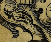 An illustration from Bibliothecae Alexandrinae icones symbolicae P.D. Christofori Giardae cler. reg. S. Pauli elogiis illustratae (1628)
