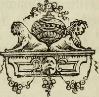 An illustration from Bibliotheca Maphaei Pinellii Veneti magno jam studio collecta (1787)