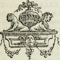 An illustration from Bibliotheca Maphaei Pinellii Veneti magno jam studio collecta (1787)