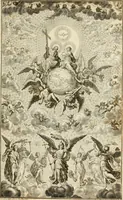 Picture 3 of 68 from Biblisches Engel- u[nd] Kunst Werck : alles das jenige, was in heiliger göttlicher Schrifft Altes und Neuen Testaments von den heiligen Engeln Gottes dero erscheinungen tersichtungen bottschaffte[n] u[nd] gesandschaffte[n], auf mancherley Art und Weise auss Göttlicher Verordnung zu finden ist ... : in zierlichen Kupffern, mit beijgefügten Teutschen Erklärungs und Andachts- Reimen vorstellend : mit Fleiss zusammen getragen, in Kupfer gestochen und verlegt (1694), leaf 10