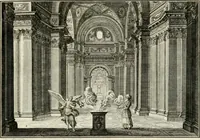 Picture 12 of 68 from Biblisches Engel- u[nd] Kunst Werck : alles das jenige, was in heiliger göttlicher Schrifft Altes und Neuen Testaments von den heiligen Engeln Gottes dero erscheinungen tersichtungen bottschaffte[n] u[nd] gesandschaffte[n], auf mancherley Art und Weise auss Göttlicher Verordnung zu finden ist ... : in zierlichen Kupffern, mit beijgefügten Teutschen Erklärungs und Andachts- Reimen vorstellend : mit Fleiss zusammen getragen, in Kupfer gestochen und verlegt (1694), leaf 28