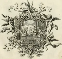 Picture 13 of 68 from Biblisches Engel- u[nd] Kunst Werck : alles das jenige, was in heiliger göttlicher Schrifft Altes und Neuen Testaments von den heiligen Engeln Gottes dero erscheinungen tersichtungen bottschaffte[n] u[nd] gesandschaffte[n], auf mancherley Art und Weise auss Göttlicher Verordnung zu finden ist ... : in zierlichen Kupffern, mit beijgefügten Teutschen Erklärungs und Andachts- Reimen vorstellend : mit Fleiss zusammen getragen, in Kupfer gestochen und verlegt (1694), leaf 28