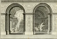 Picture 24 of 68 from Biblisches Engel- u[nd] Kunst Werck : alles das jenige, was in heiliger göttlicher Schrifft Altes und Neuen Testaments von den heiligen Engeln Gottes dero erscheinungen tersichtungen bottschaffte[n] u[nd] gesandschaffte[n], auf mancherley Art und Weise auss Göttlicher Verordnung zu finden ist ... : in zierlichen Kupffern, mit beijgefügten Teutschen Erklärungs und Andachts- Reimen vorstellend : mit Fleiss zusammen getragen, in Kupfer gestochen und verlegt (1694), leaf 40