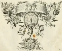 An illustration from Biblisches Engel- u[nd] Kunst Werck : alles das jenige, was in heiliger göttlicher Schrifft Altes und Neuen Testaments von den heiligen Engeln Gottes dero erscheinungen tersichtungen bottschaffte[n] u[nd] gesandschaffte[n], auf mancherley Art und Weise auss Göttlicher Verordnung zu finden ist ... : in zierlichen Kupffern, mit beijgefügten Teutschen Erklärungs und Andachts- Reimen vorstellend : mit Fleiss zusammen getragen, in Kupfer gestochen und verlegt (1694)