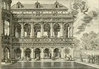 Picture 52 of 68 from Biblisches Engel- u[nd] Kunst Werck : alles das jenige, was in heiliger göttlicher Schrifft Altes und Neuen Testaments von den heiligen Engeln Gottes dero erscheinungen tersichtungen bottschaffte[n] u[nd] gesandschaffte[n], auf mancherley Art und Weise auss Göttlicher Verordnung zu finden ist ... : in zierlichen Kupffern, mit beijgefügten Teutschen Erklärungs und Andachts- Reimen vorstellend : mit Fleiss zusammen getragen, in Kupfer gestochen und verlegt (1694), leaf 68