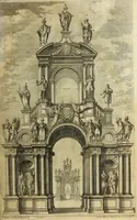 An illustration from Biblisches Engel- u. Kunst Werck : alles das jenige, was in heiliger göttlicher Schrifft Altes und Neuen Testaments von den heiligen Engels Gottes ... zu finden ist ... in zierlichen Kupffern, mit beygefüngten teutschen Erklärungs und Andachs-Reimen vorstellend (1705)