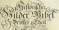 An illustration from Biblisches Engel- u. Kunst Werck : alles das jenige, was in heiliger göttlicher Schrifft Altes und Neuen Testaments von den heiligen Engels Gottes ... zu finden ist ... in zierlichen Kupffern, mit beygefüngten teutschen Erklärungs und Andachs-Reimen vorstellend (1705)