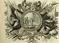 An illustration from Biblisches Engel- u. Kunst Werck : alles das jenige, was in heiliger göttlicher Schrifft Altes und Neuen Testaments von den heiligen Engels Gottes ... zu finden ist ... in zierlichen Kupffern, mit beygefüngten teutschen Erklärungs und Andachs-Reimen vorstellend (1705)