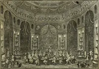 An illustration from Biblisches Engel- u. Kunst Werck : alles das jenige, was in heiliger göttlicher Schrifft Altes und Neuen Testaments von den heiligen Engels Gottes ... zu finden ist ... in zierlichen Kupffern, mit beygefüngten teutschen Erklärungs und Andachs-Reimen vorstellend (1705)