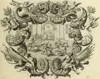 An illustration from Biblisches Engel- u. Kunst Werck : alles das jenige, was in heiliger göttlicher Schrifft Altes und Neuen Testaments von den heiligen Engels Gottes ... zu finden ist ... in zierlichen Kupffern, mit beygefüngten teutschen Erklärungs und Andachs-Reimen vorstellend (1705)