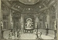 Picture 142 of 216 from Biblisches Engel- u. Kunst Werck : alles das jenige, was in heiliger göttlicher Schrifft Altes und Neuen Testaments von den heiligen Engels Gottes ... zu finden ist ... in zierlichen Kupffern, mit beygefüngten teutschen Erklärungs und Andachs-Reimen vorstellend (1705), leaf 246