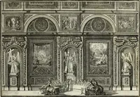 An illustration from Biblisches Engel- u. Kunst Werck : alles das jenige, was in heiliger göttlicher Schrifft Altes und Neuen Testaments von den heiligen Engels Gottes ... zu finden ist ... in zierlichen Kupffern, mit beygefüngten teutschen Erklärungs und Andachs-Reimen vorstellend (1705)