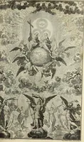 An illustration from Biblisches Engel- u. Kunst Werck : alles das jenige, was in heiliger göttlicher Schrifft Altes und Neuen Testaments von den heiligen Engels Gottes ... zu finden ist ... in zierlichen Kupffern, mit beygefüngten teutschen Erklärungs und Andachs-Reimen vorstellend (1705)