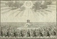 Picture 196 of 216 from Biblisches Engel- u. Kunst Werck : alles das jenige, was in heiliger göttlicher Schrifft Altes und Neuen Testaments von den heiligen Engels Gottes ... zu finden ist ... in zierlichen Kupffern, mit beygefüngten teutschen Erklärungs und Andachs-Reimen vorstellend (1705), leaf 328