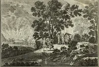 An illustration from Biblisches Engel- u. Kunst Werck : alles das jenige, was in heiliger göttlicher Schrifft Altes und Neuen Testaments von den heiligen Engels Gottes ... zu finden ist ... in zierlichen Kupffern, mit beygefüngten teutschen Erklärungs und Andachs-Reimen vorstellend (1705)